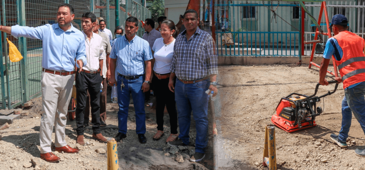 INICIO DE TRABAJOS EN EL PARQUE 4 DE AGOSTO