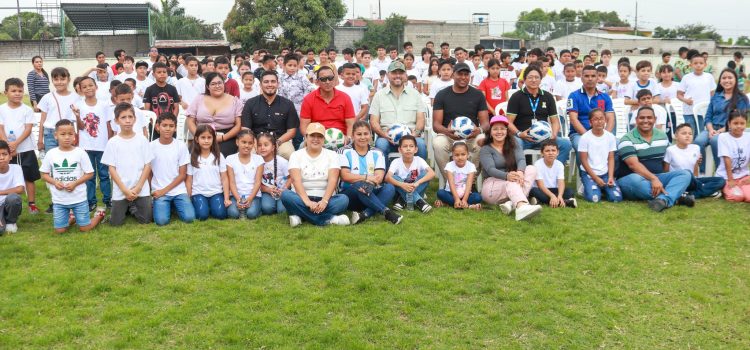 INAUGURACIÓN DE LA ESCUELA DE FÚTBOL