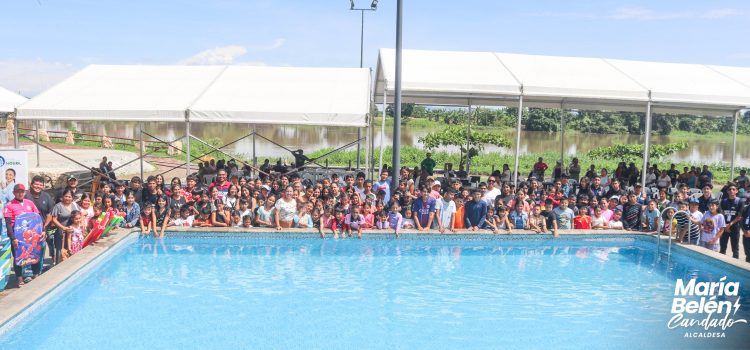 Inauguramos jornadas deportivas de natación enfocadas en el desarrollo integral y la seguridad de nuestra niñez Inauguramos jornadas deportivas de natación enfocadas en el desarrollo integral y la seguridad de nuestra niñez